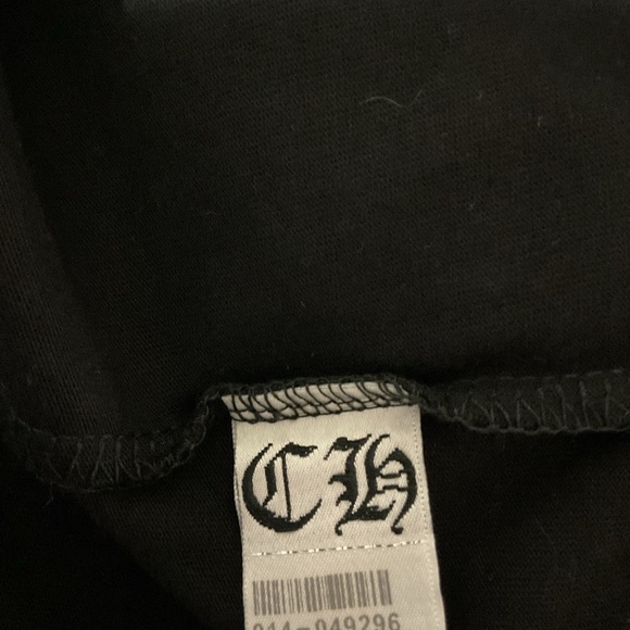 Chrome Hearts Black Tee with White Graphic Vintage Cross - Picture 8 of 11